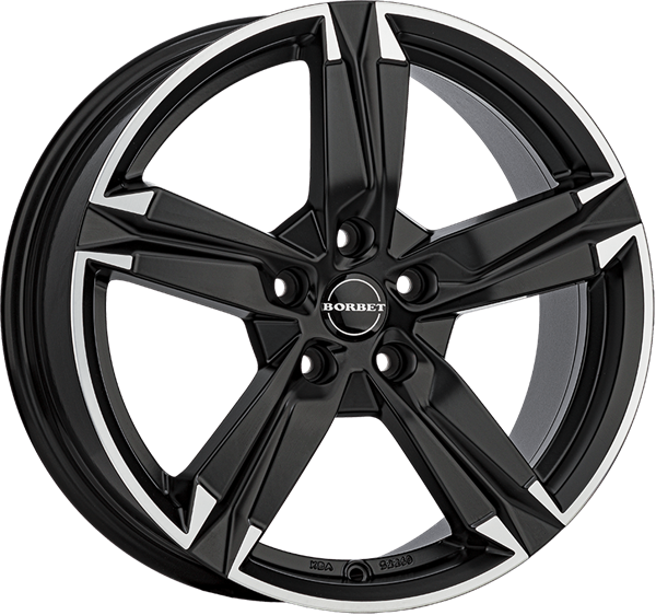 Borbet T10 black polished 7,00x17 5x114,30 ET40,00