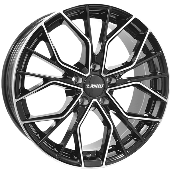 itWHEELS Tiara Black Polished 8,00x18 5x114,30 ET40,00