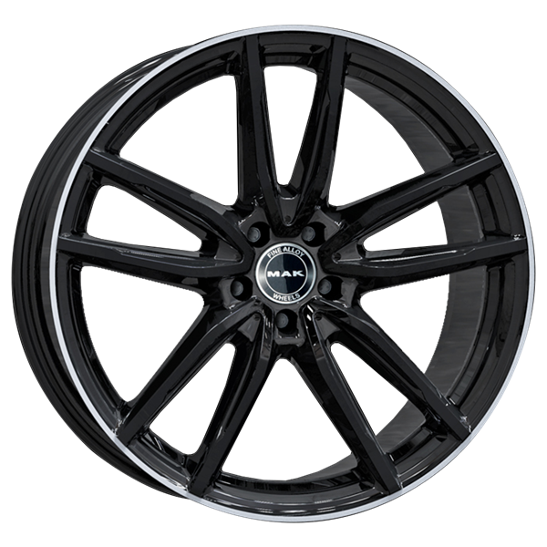 MAK Evo Black Lip Mirror 8,00x18 5x112,00 ET48,00