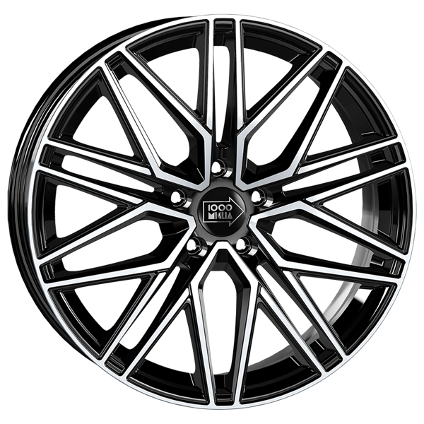 Mille Miglia MM1023 Black Polished 8,00x18 5x108,00 ET45,00