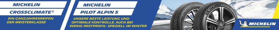 Kaufen Sie einen Satz Winter- oder Ganzjahresreifen von Michelin!